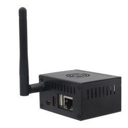 Geekworm N502  Orange Pi Zero 3 Metal Case with Fan Heatsink  External Antenna